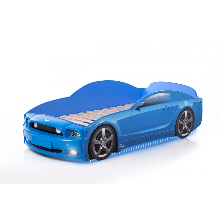 Mebelev auto postieľka MG+ 170x74x54cm modrá